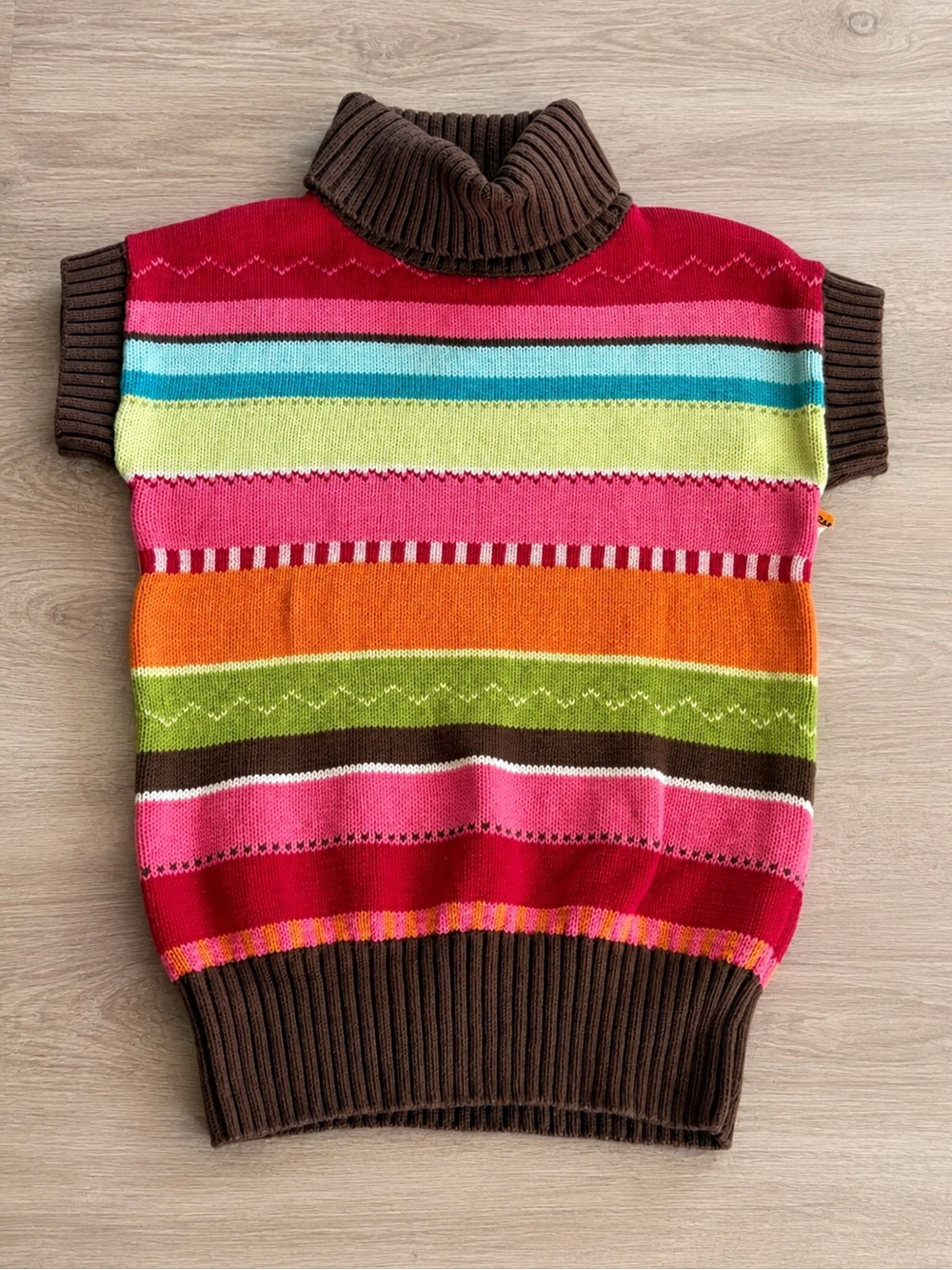 Vintage Gymboree Growing Flowers Striped Sweater Tunic Sz. Girls XS 3-4